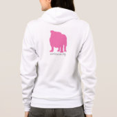 SNORT Roze Bully Hoodie (Achterkant)
