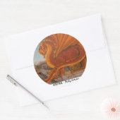 SNORT - Volgroeid Ronde Sticker (Envelop)