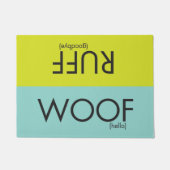 SNORT WAT/Pruff-doormat Deurmat (Voorkant)