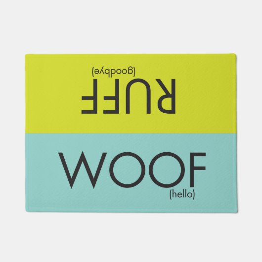 SNORT WAT/Pruff-doormat Deurmat (Voorkant)