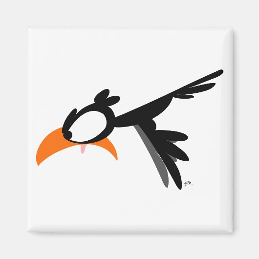 Snosdodende lil' birdie :) magneet (Voorkant)