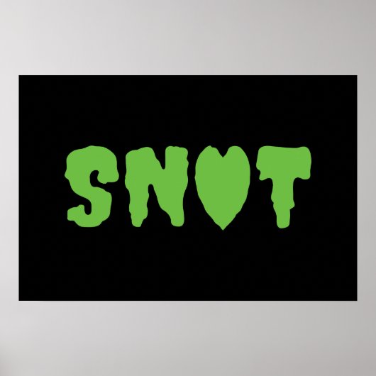 SNOT LIEFDE POSTER (Voorkant)