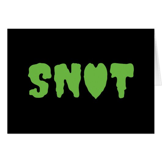 SNOT LOVE KAART (Voorkant Horizontaal)