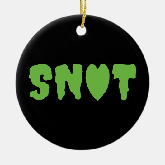 SNOT LOVE KERAMISCH ORNAMENT (Voorkant)