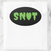 SNOT LOVE OVALE STICKER (Tas)