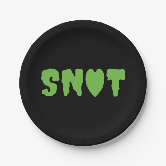 SNOT LOVE PAPIEREN BORDJE (Voorkant)