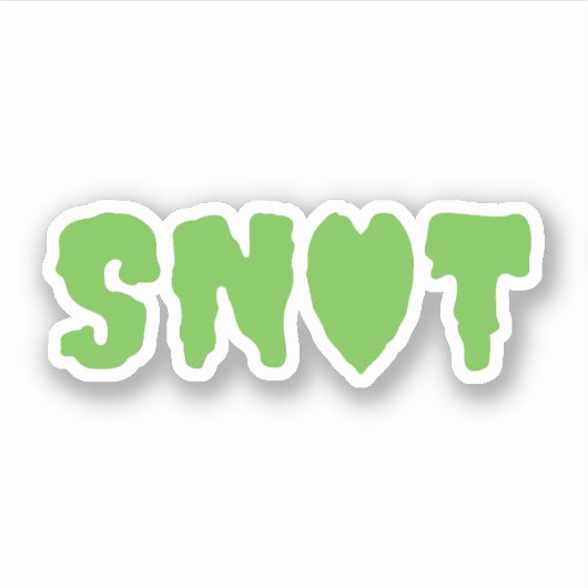 SNOT LOVE STICKER (Voorkant)