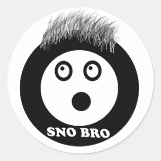 snotaap ronde sticker