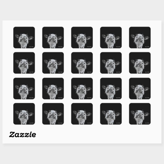 Snotneus, Dier Vierkante Sticker (Vel)
