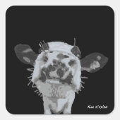 Snotneus, Dier Vierkante Sticker (Voorkant)