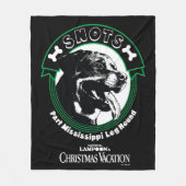 Snots Part Mississippi Leg Hond Fleece Deken (Voorkant)