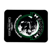 Snots Part Mississippi Leg Hond Magneet (Horizontaal)