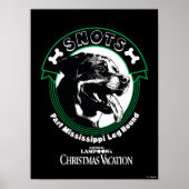 Snots Part Mississippi Leg Hond Poster (Voorkant)