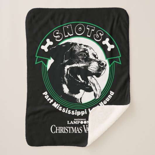 Snots Part Mississippi Leg Hond Sherpa Deken (Voorkant)
