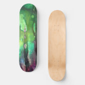 Snotty Green Grungy Slime Persoonlijk Skateboard (Voorkant)