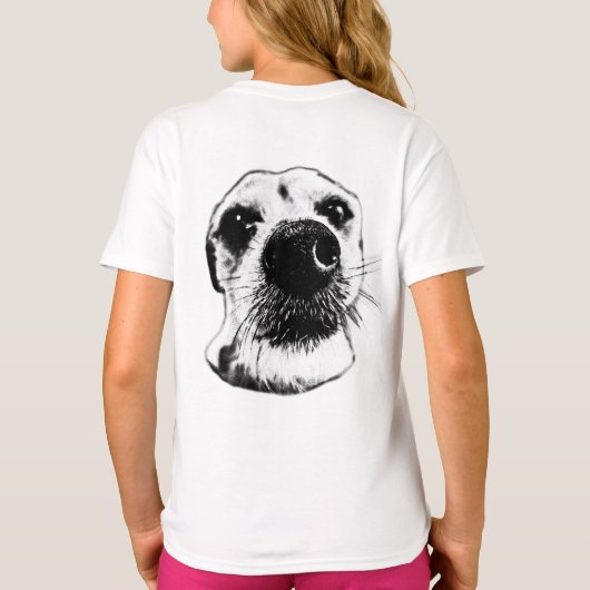 Snout First Terrier T-Shirt (Achterkant)