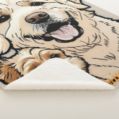 "Snouts and Snuggles" Sherpa Deken (3/4)