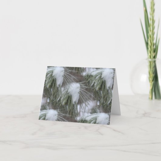 Snow And Ice Winter Nature Photography  Notitiekaartje (Voorkant)