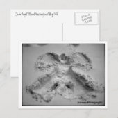 Snow Angel Briefkaart (Voorkant / Achterkant)