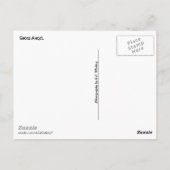 Snow Angel Briefkaart (Achterkant)