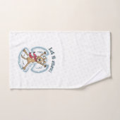 Snow Angel Dog Fun Cute Kerstfeestdag Funny Bad Handdoek (Handdoek)