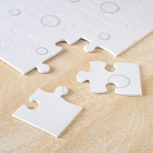 Snow Angel Dog Fun Cute Kerstfeestdag Funny Legpuzzel (Zijkant)