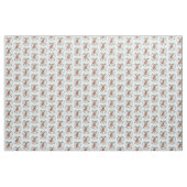 Snow Angel Dog Fun Cute Kerstfeestdag Funny Stof (Yard (91,4 cm))