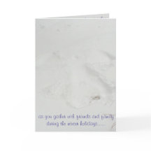 Snow Angel Holiday Card