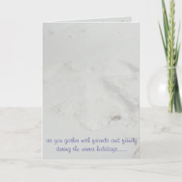 Snow Angel Holiday Card Feestdagen Kaart