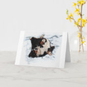 Snow Angel Kaart (Gele Bloem)