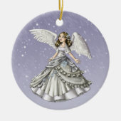 Snow Angel Keramisch Ornament (Voorkant)