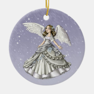 Snow Angel Keramisch Ornament