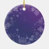 Snow Angel Keramisch Ornament (Achterkant)