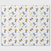 Snow Angel Kinder Cadeaupapier (Vlak)