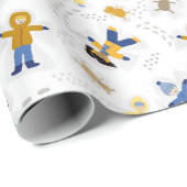 Snow Angel Kinder Cadeaupapier (Rol Hoek)