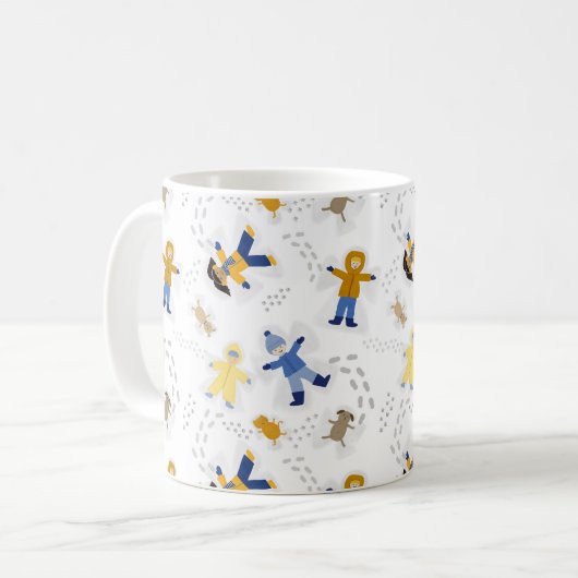 Snow Angel Kinder Koffiemok (Voorkant links)