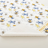 Snow Angel Kinderen met huisdieren Sherpa Deken (3/4)