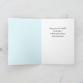 Snow Angel Kisses – Whimsical Winter Greeting Card Kaart (Binnen)