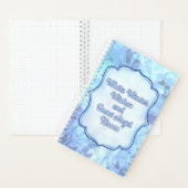 Snow Angel Kisses – Whimsical Winter Greeting Card Notitieboek (Binnen)