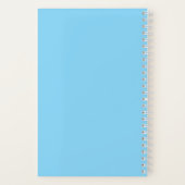 Snow Angel Kisses – Whimsical Winter Greeting Card Notitieboek (Achterkant)