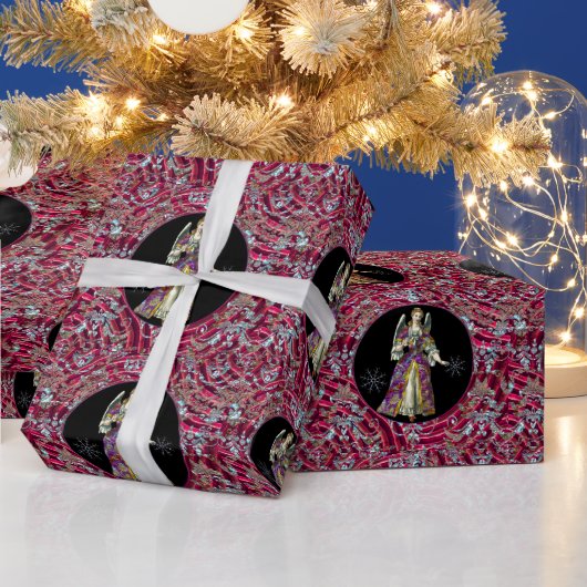Snow Angel Marchelle-kerstinpakpapier Cadeaupapier (Feestdagen)