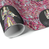 Snow Angel Marchelle-kerstinpakpapier Cadeaupapier (Rol Hoek)