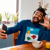 Snow Angel Meeples Mannen Shirt