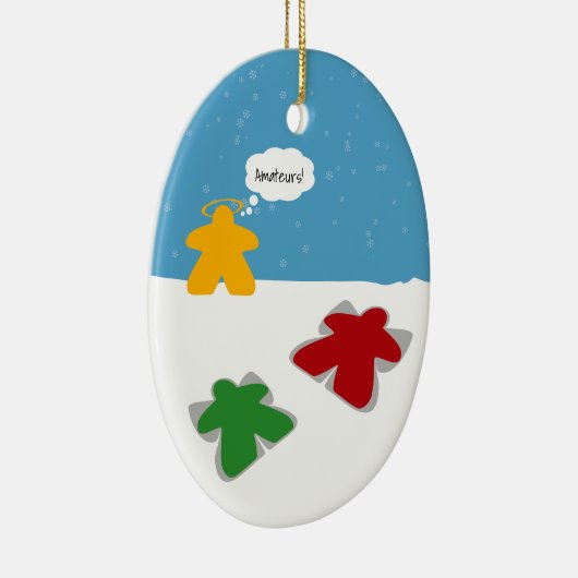 Snow Angel Meeples Ornament (Rechts)