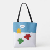 Snow Angel Meeples Tas (Achterkant)