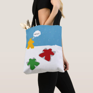 Snow Angel Meeples Tas