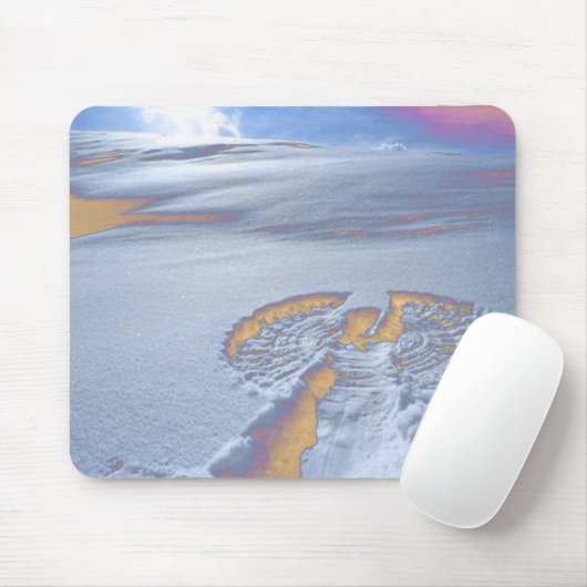 Snow Angel Mousepad Muismat (Met muis)