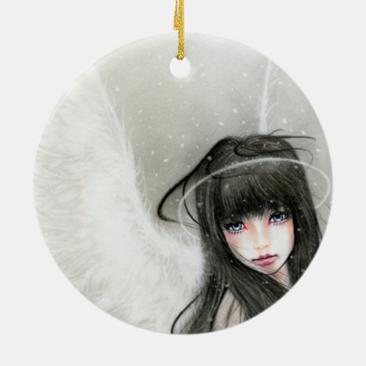 Snow Angel Ornament (Achterkant)