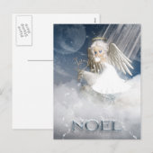 Snow Angel Post Kaart - NOEL (Voorkant / Achterkant)