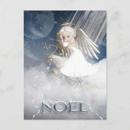 Snow Angel Post Kaart - NOEL (Voorkant)